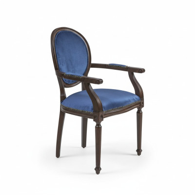 Classic style new dining chair, upholstered seat chair with armrests furniture