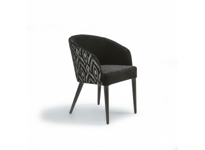 Chair with Armrests Designer Luxury Dining Room Upholstered Seat Wood Furniture