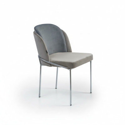 Designer chair luxury gray chairs new furniture dining room upholstery interior