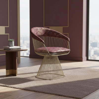 Chair with armrests designer modern furniture luxury armchair upholstered chair