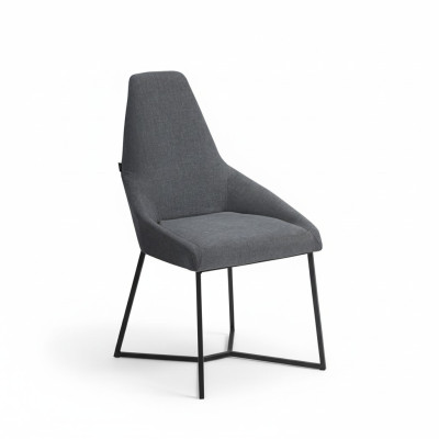 Designer chair furniture modern upholstered chair gray dining chair new furniture