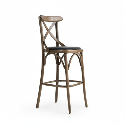 Designer bar stool modern wood chair furniture dining room chair furnishings