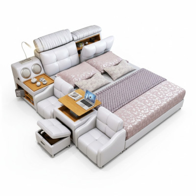 Multifunction Bed Modern Hotel Bed Multifunction Sound 180x200 Bluetooth
