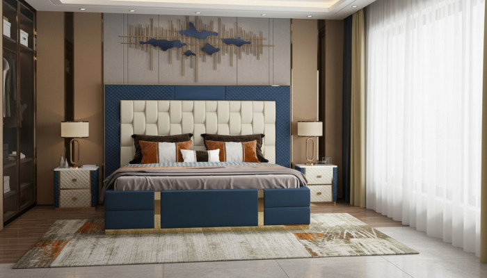 Design box spring bed modern beds double bed hotel luxury 180x200 new