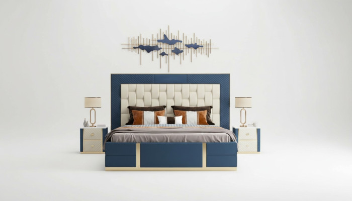 Design box spring bed modern beds double bed hotel luxury 180x200 new