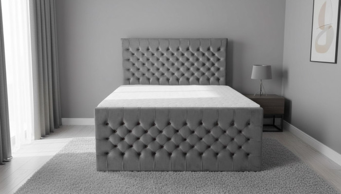 Luxury bedroom bed upholstery design luxury double hotel beds 160x200 cm