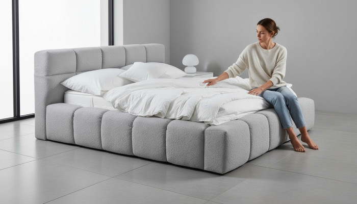 Bedroom bed luxury furniture style modern design double bed beds