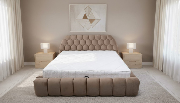 Designer bed bedroom beds textile hotel luxury upholstery luxury