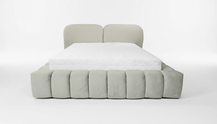 Luxury bed frame 180x200 cm color gray headboard beds bedroom furniture