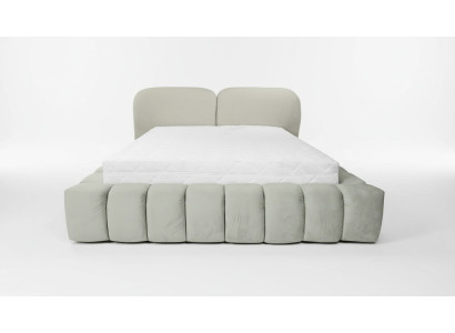 Luxury bed frame 180x200 cm color gray headboard beds bedroom furniture