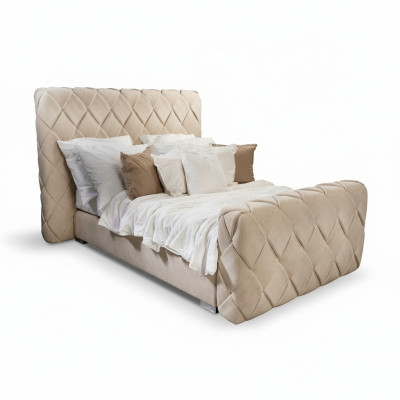 Luxury bedroom furniture beds modern bed frame 140x200 cm design headboard
