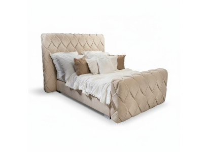 Luxury bedroom furniture beds modern bed frame 140x200 cm design headboard