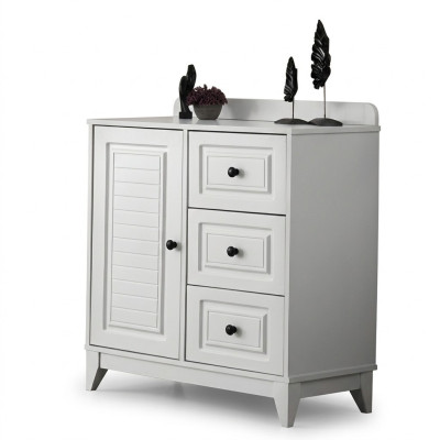 Luxurious white stylish dresser for babies wooden furniture for children's room