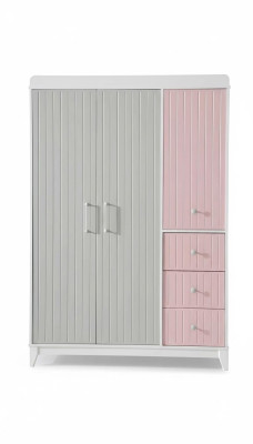 Stylish Wardrobe Multicolored Wooden Wardrobe Design Kids Room