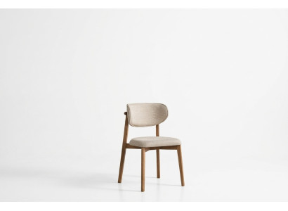 Chic comfortable dining chair in beige made from quality wood Exclusive