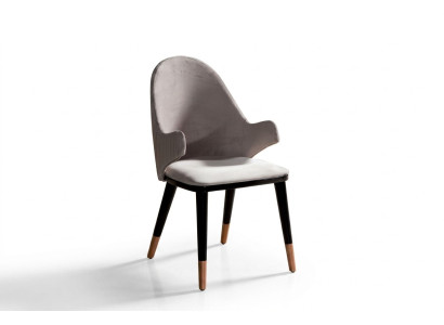 Stylish chair gray color comfortable upholstered furniture for the dining room new
