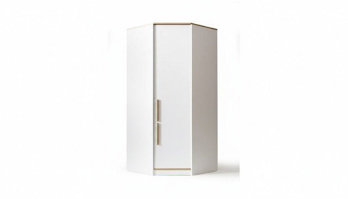 White wardrobe bedroom corner wardrobe children's room furniture new