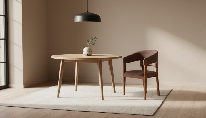 Brown designer chair dining room chairs textile chair designer wooden legs