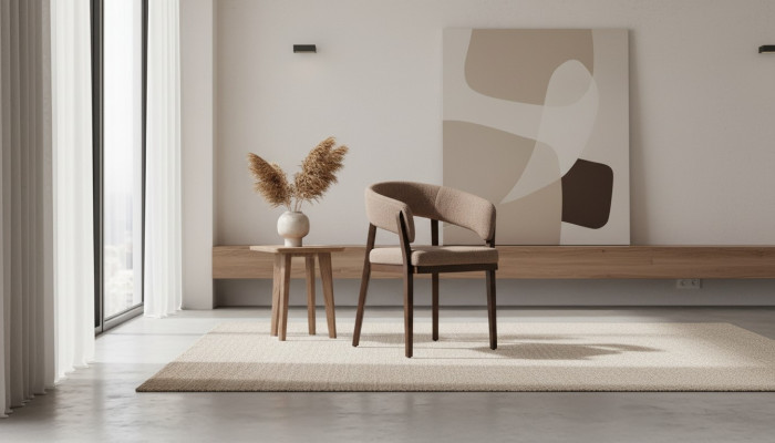 Modern brown dining chair luxurious upholstered chairs wood frame