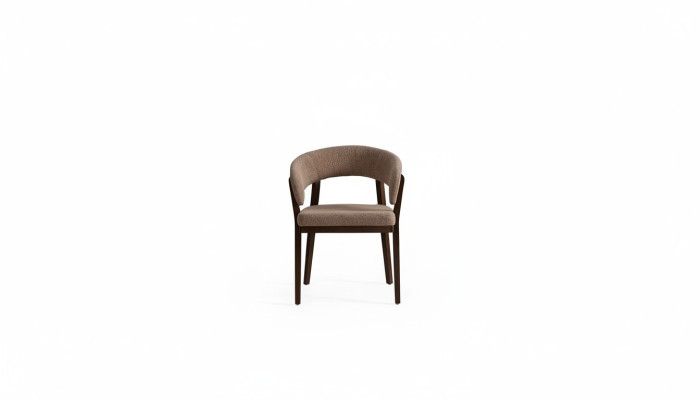 Modern brown dining chair luxurious upholstered chairs wood frame