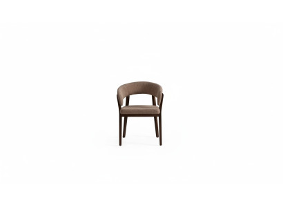 Modern brown dining chair luxurious upholstered chairs wood frame