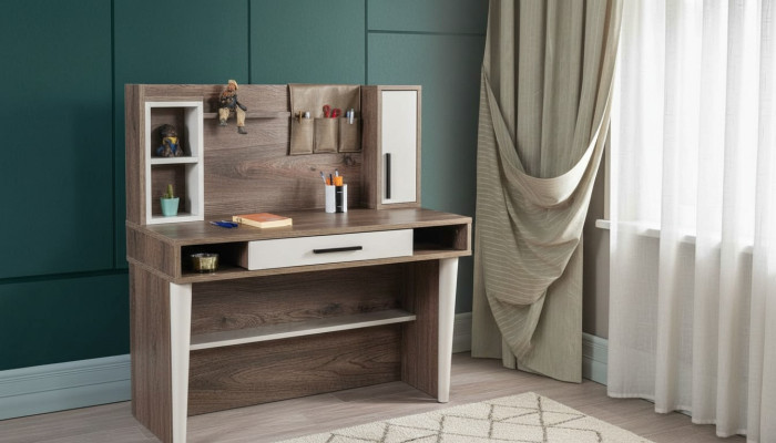 Modern wood desk luxurious children's room designer tables new