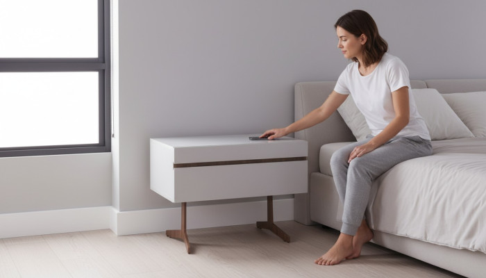 Luxury Nightstand Table Bedroom Furniture Style Modern Nightstand Side Table