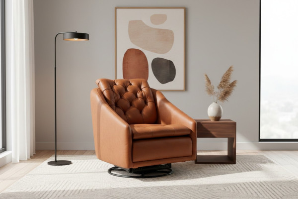 Modern armchair living room orange style furniture designer lounge club 75x90