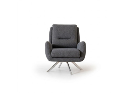 Modern armchair luxury furniture in living room lounge club designer gray interior