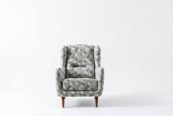 Luxury furniture three-seater armchair 1-seater modern armchair upholstered textile