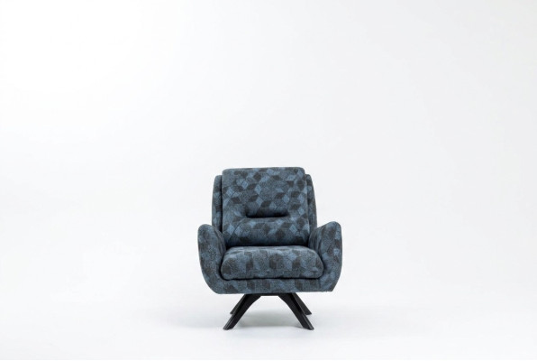 Living room luxury armchair gray club lounge modern designer furniture furnishing