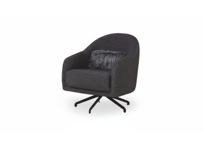 Design armchair living room luxury furniture black stylish lounge club