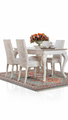 Dining room chair luxury classic wooden chair chairs Italian style