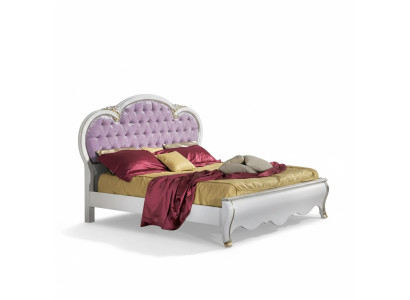 Bed padding design luxurious double Chesterfield hotel beds wooden furniture bed