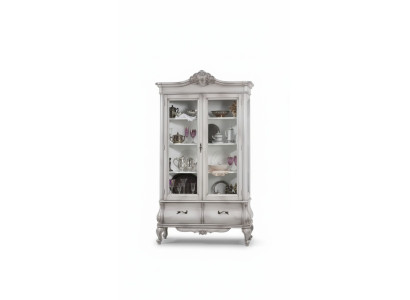 Wood display cabinet white sideboard design cabinets Italian furniture cabinet