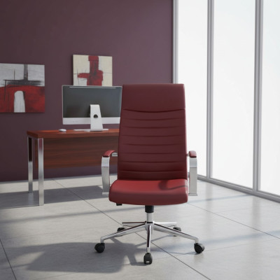 Faux leather chair design upholstered armchair red chairs dining room chair office chair
