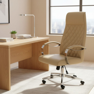 Modern comfortable swivel chair furniture beige office chair gaming chair office chair new