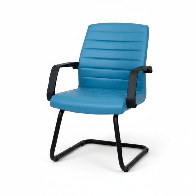 Waiting room office practice law office furniture blue leather chairs conference chair