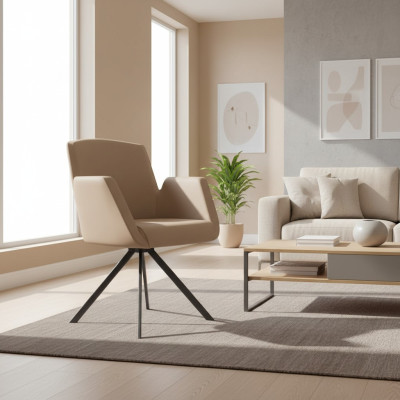 Chair padding faux leather office chairs modern computer chairs furniture beige new