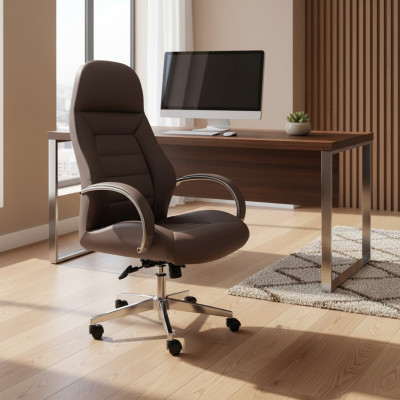 Chair upholstery faux leather office chairs modern computer chairs furniture brown