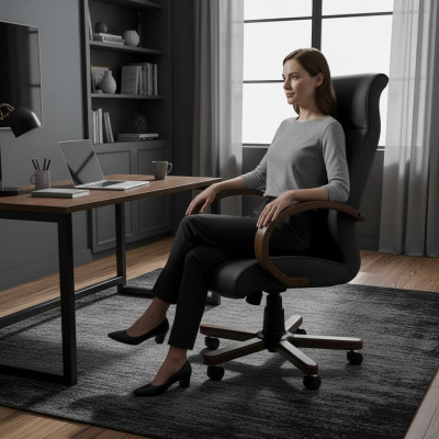 Computer chairs executive chair armchair faux leather upholstery office chair swivel new