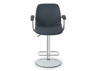 Modern gray chair designer bar stool metal stylish luxury furniture stool