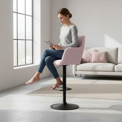 Stool Bar Rosa Stylish Bar Stool Designer Metal Dining Chair New
