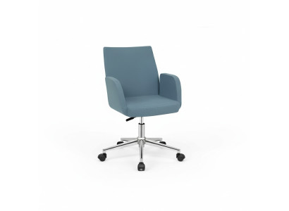 Blue office chair, designer desk swivel chair, luxury executive chair, new