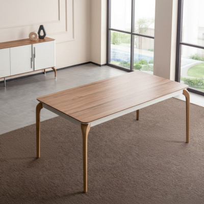 Luxury dining table dining room table dining area table dining room modern wood brown