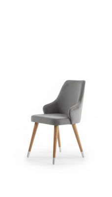 Chair Chairs Luxury Design Armchair Wood Upholstery New Modern Dining Room Furniture Wood