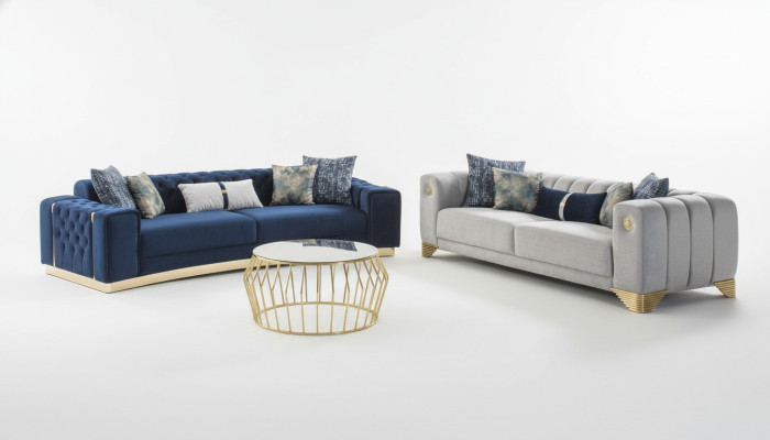 Sofa set 4 3 seater design couch upholstered sofas modern group set new
