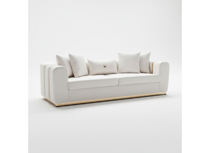 Exclusive 4-seater designer upholstered sofas luxurious living room furniture