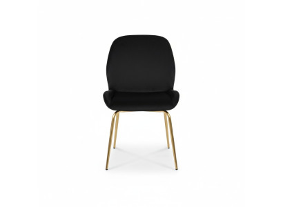 Black upholstered armchair designer dining chair modern kitchen chairs