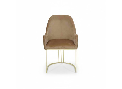 Group Set 4x Armchair Chair Design Fabric Upholstered Chairs Dining Room Textile